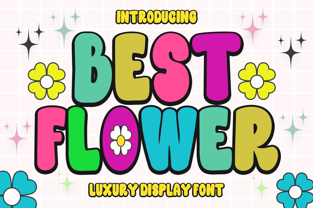 폰트 Best Flower
