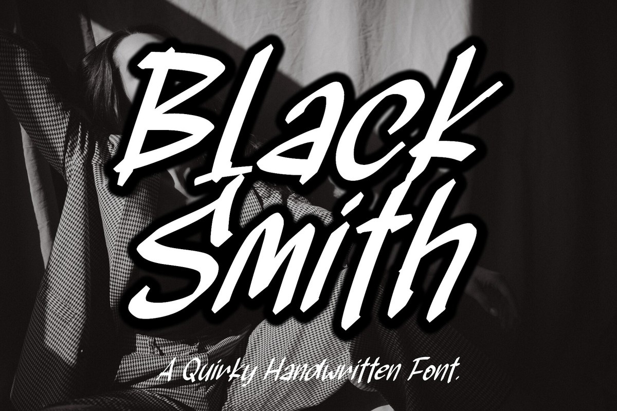 폰트 Black Smith