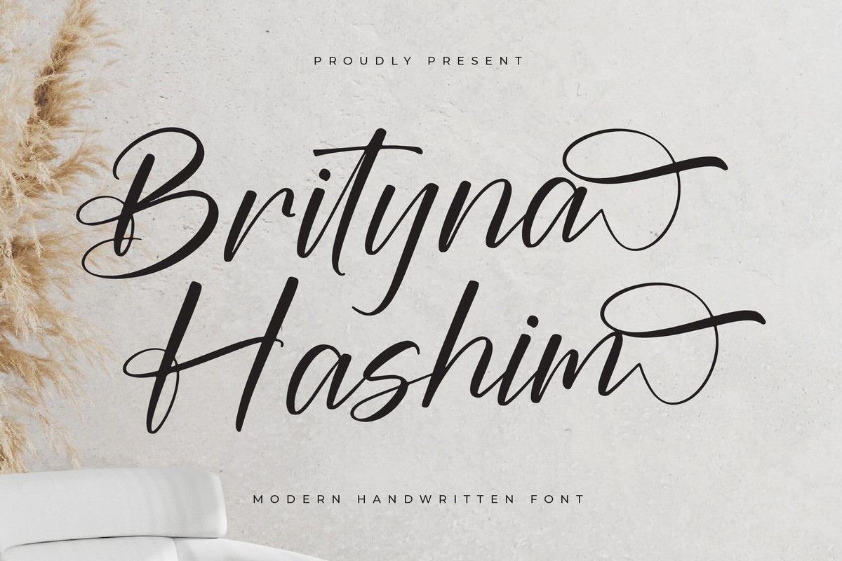 폰트 Brityna Hashim