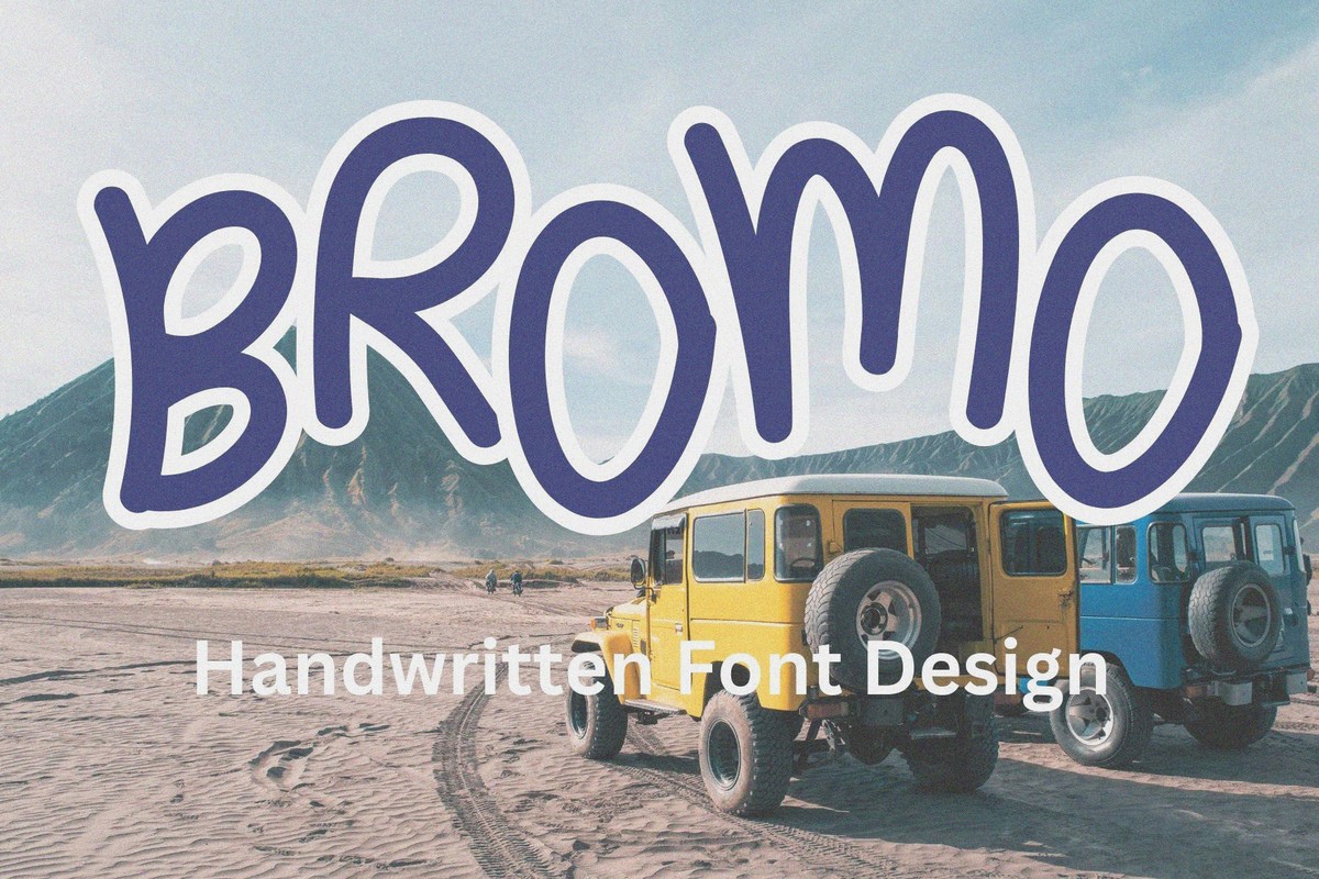 폰트 Bromo