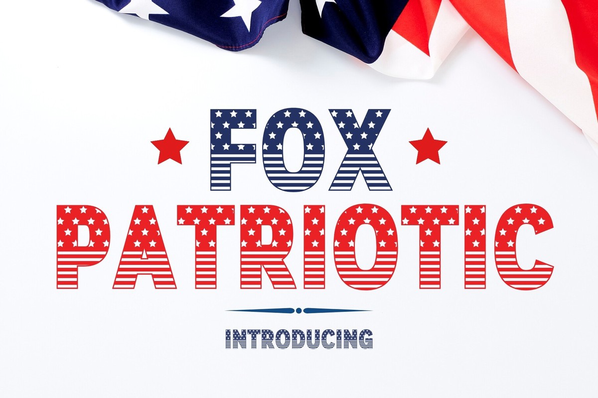폰트 Fox Patriotic