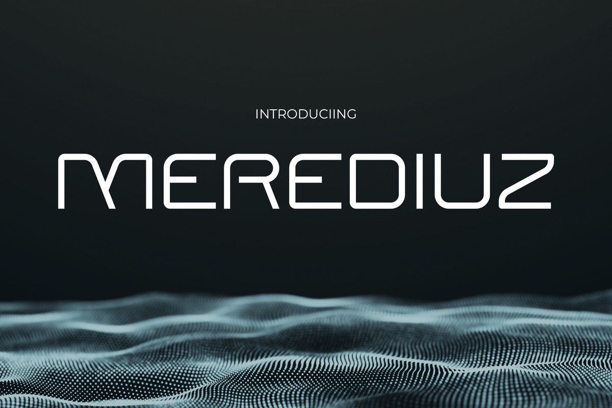 폰트 Merediuz