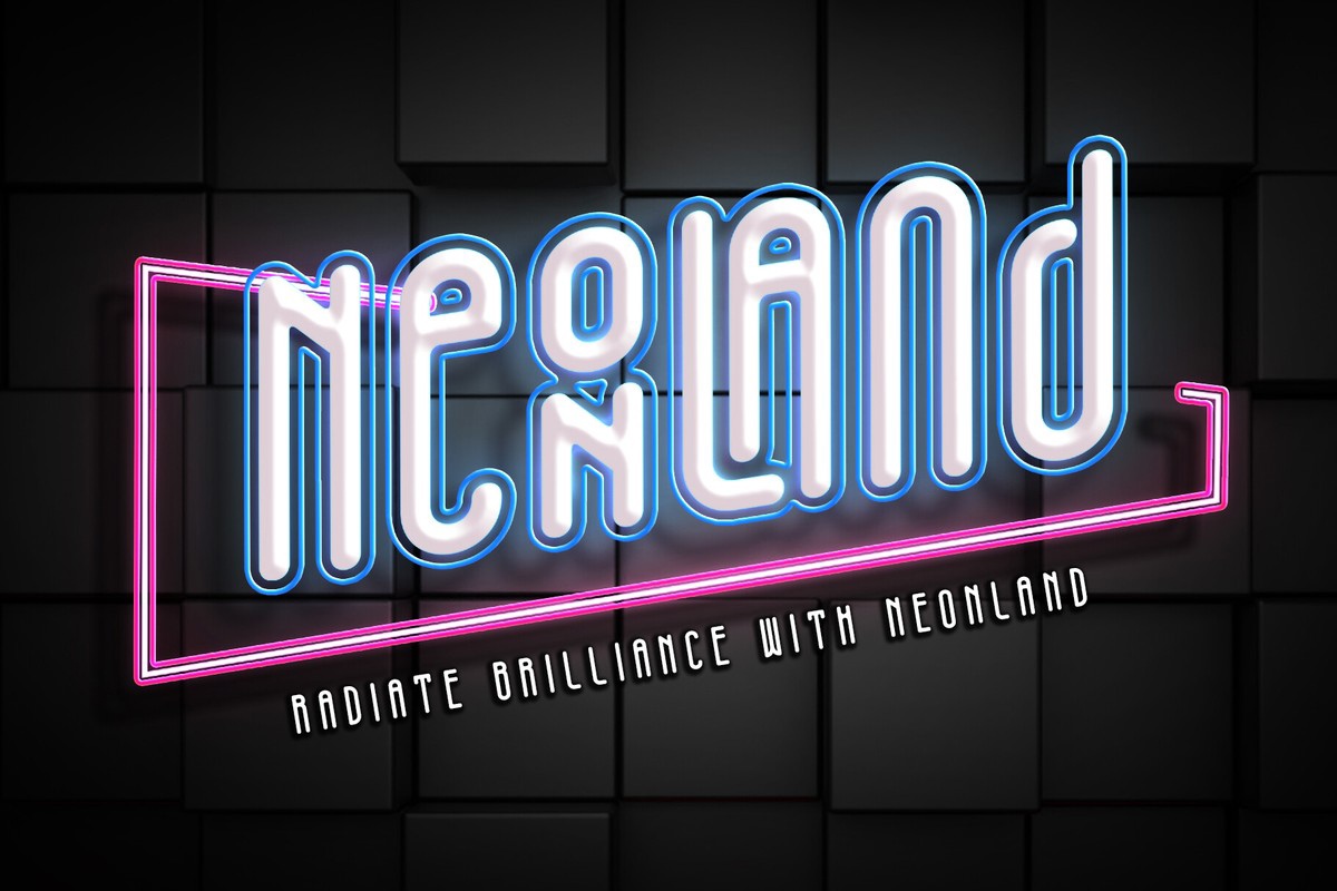 폰트 Neonland