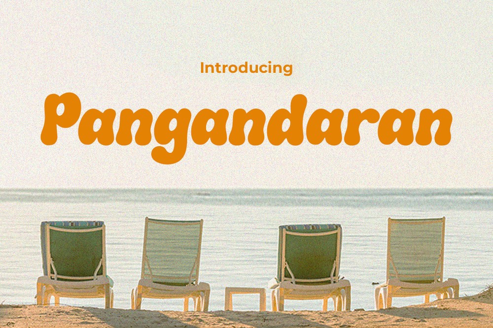 폰트 Pangandaran