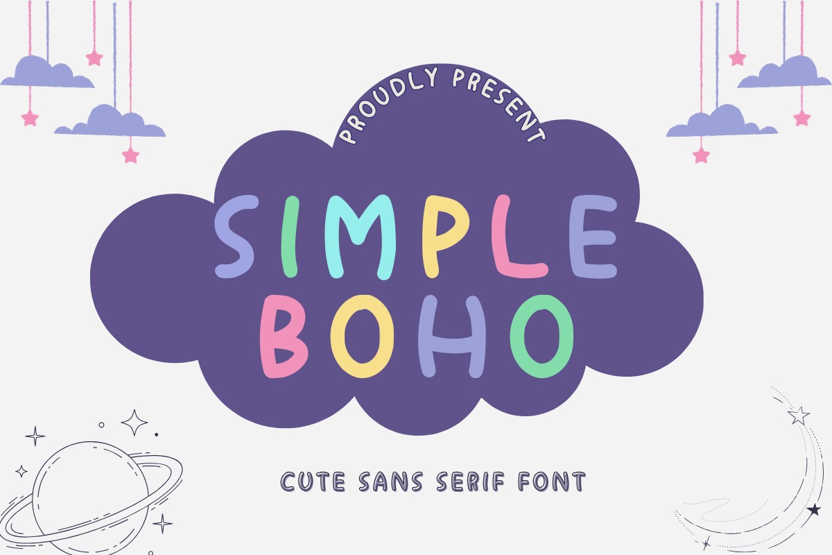 폰트 Simple Boho