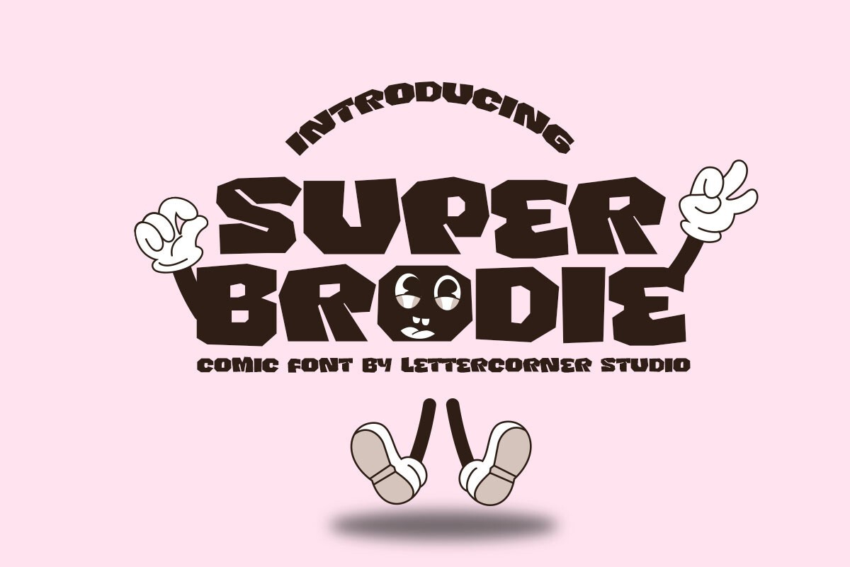 폰트 Super Brodie