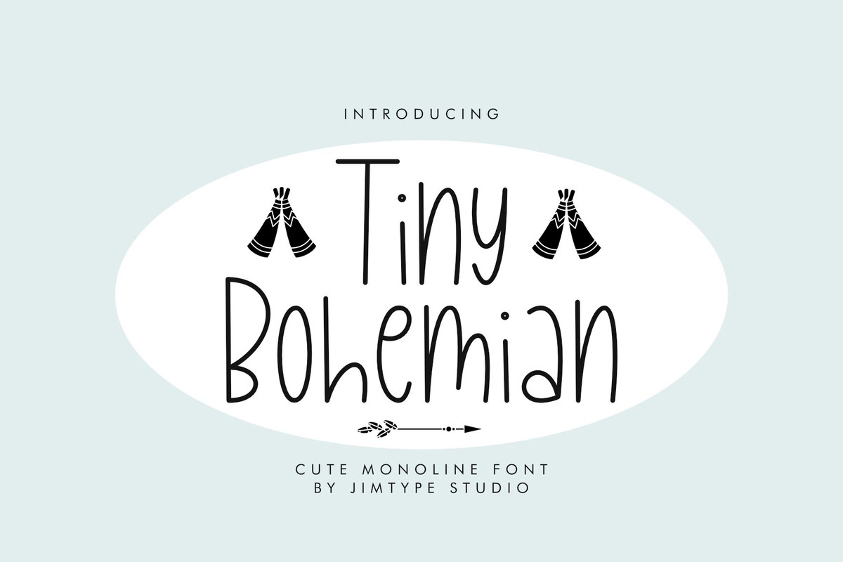 폰트 Tiny Bohemian