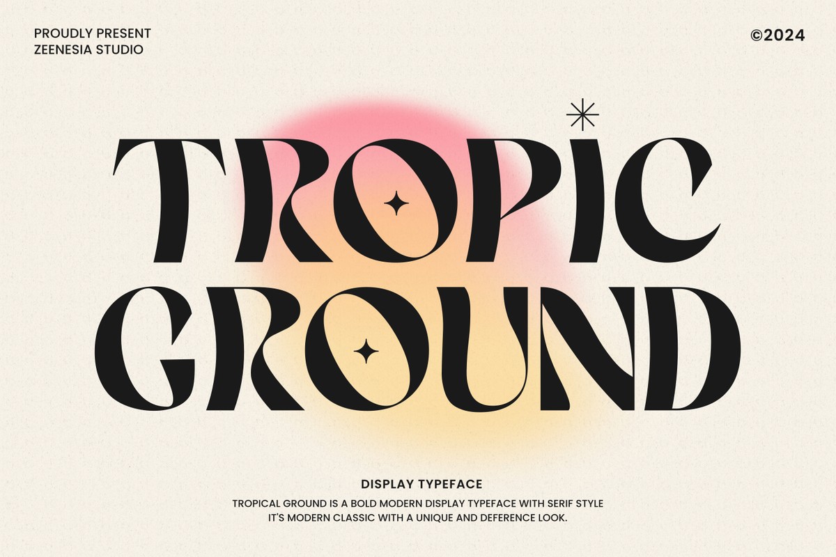 폰트 Tropic Ground