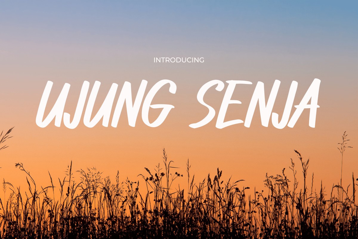 폰트 Ujung Senja