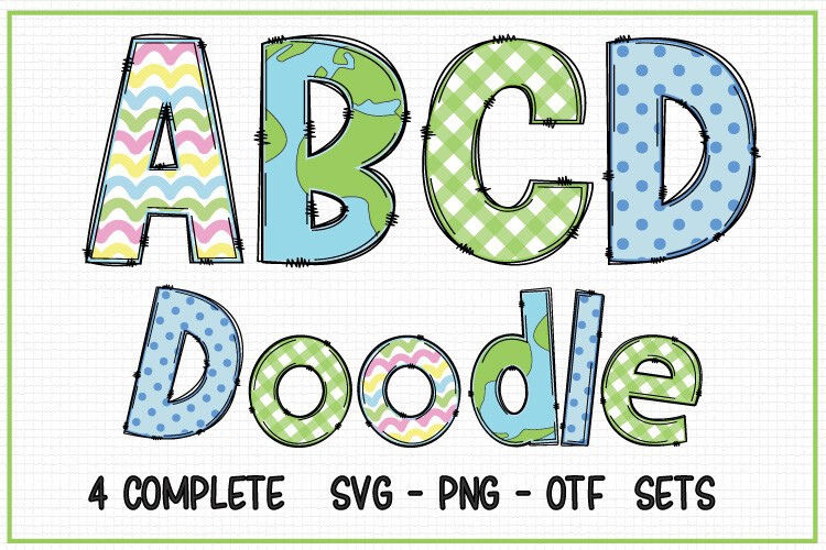 폰트 Earth Alphabet