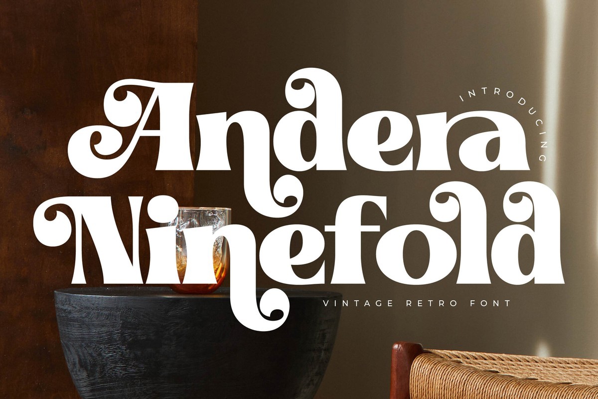 폰트 Andera Ninefold