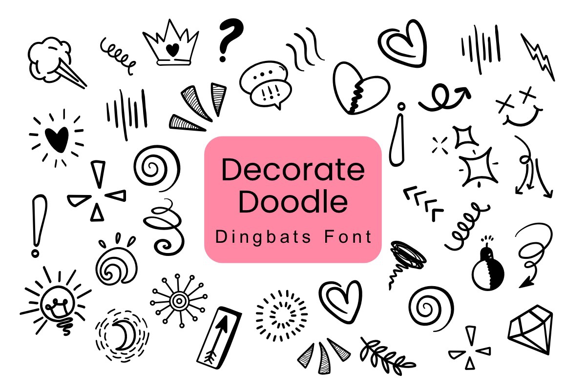 폰트 Decorate Doodle