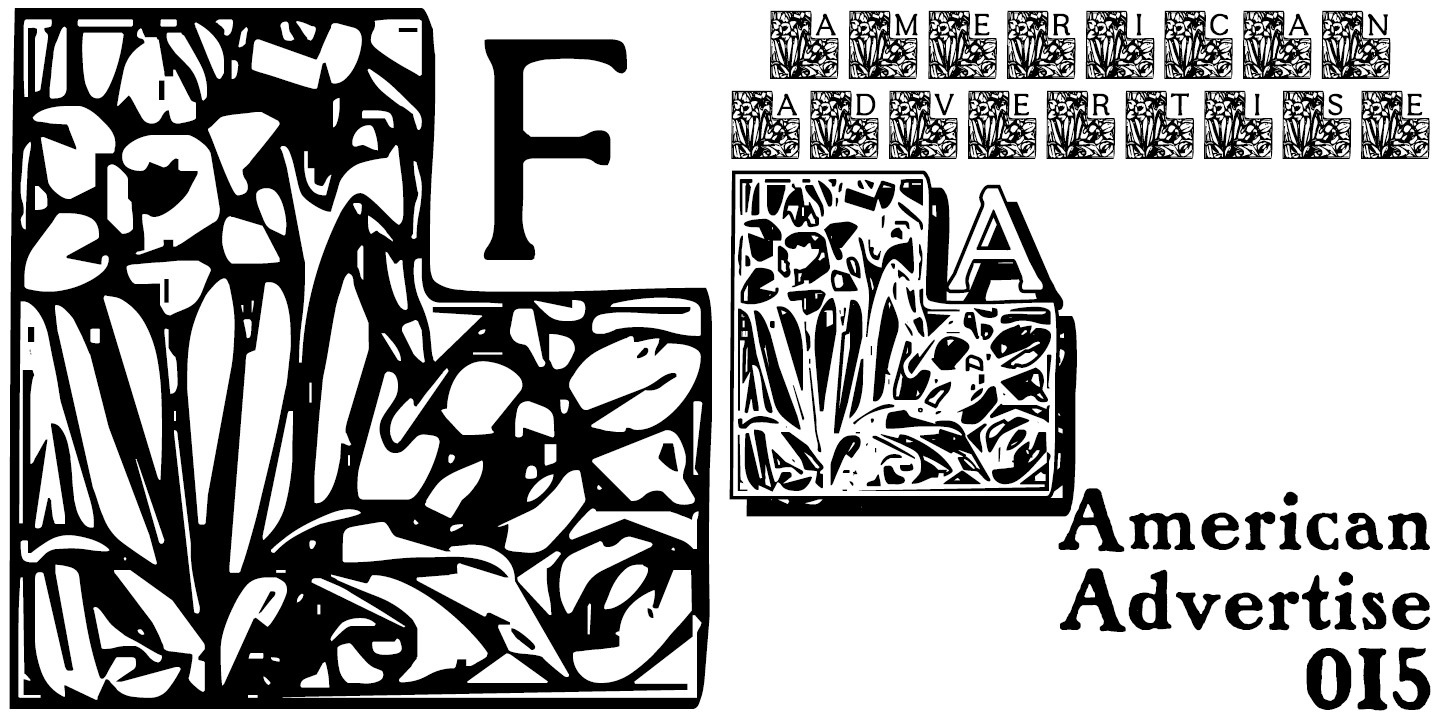 폰트 American Advertise 015