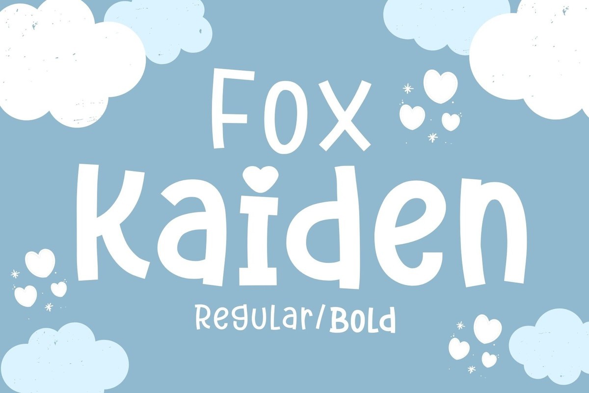 폰트 Fox Kaiden