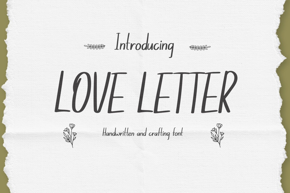 폰트 Love Letter
