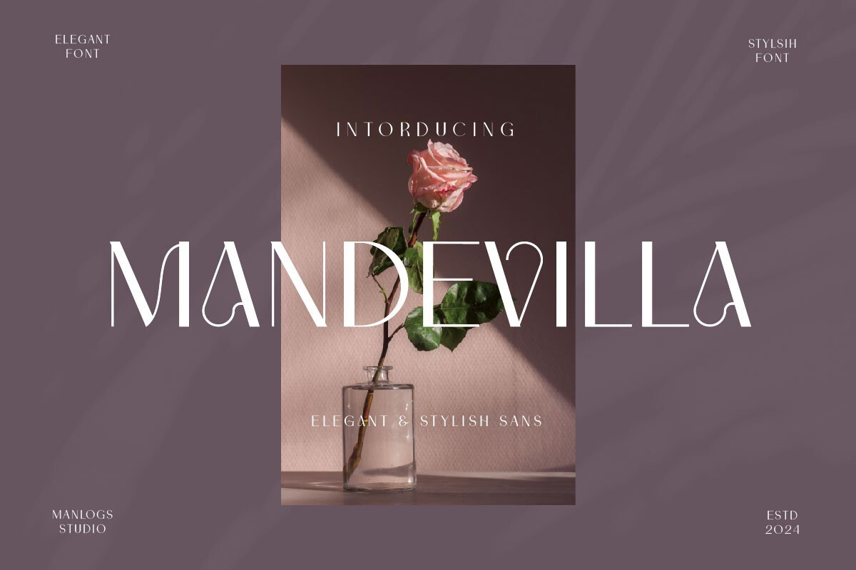 폰트 Mandevilla