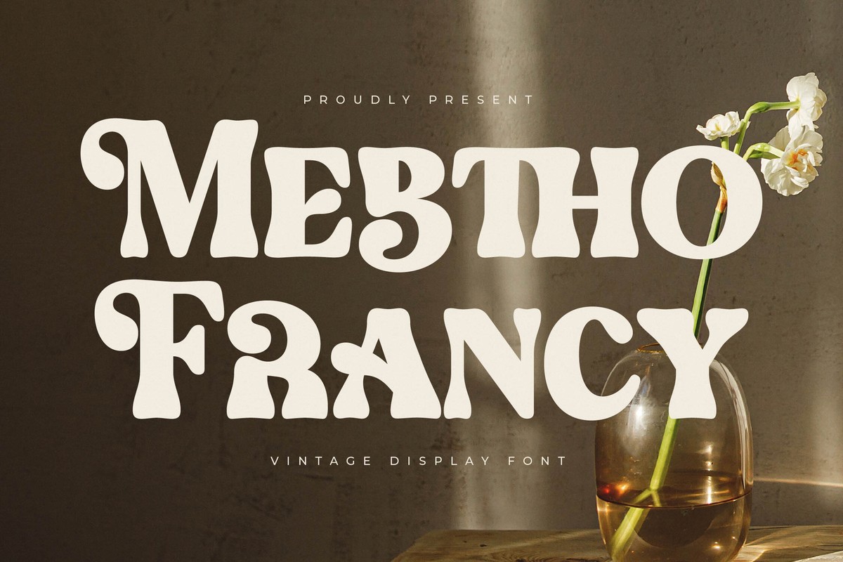 폰트 Mebtho Francy