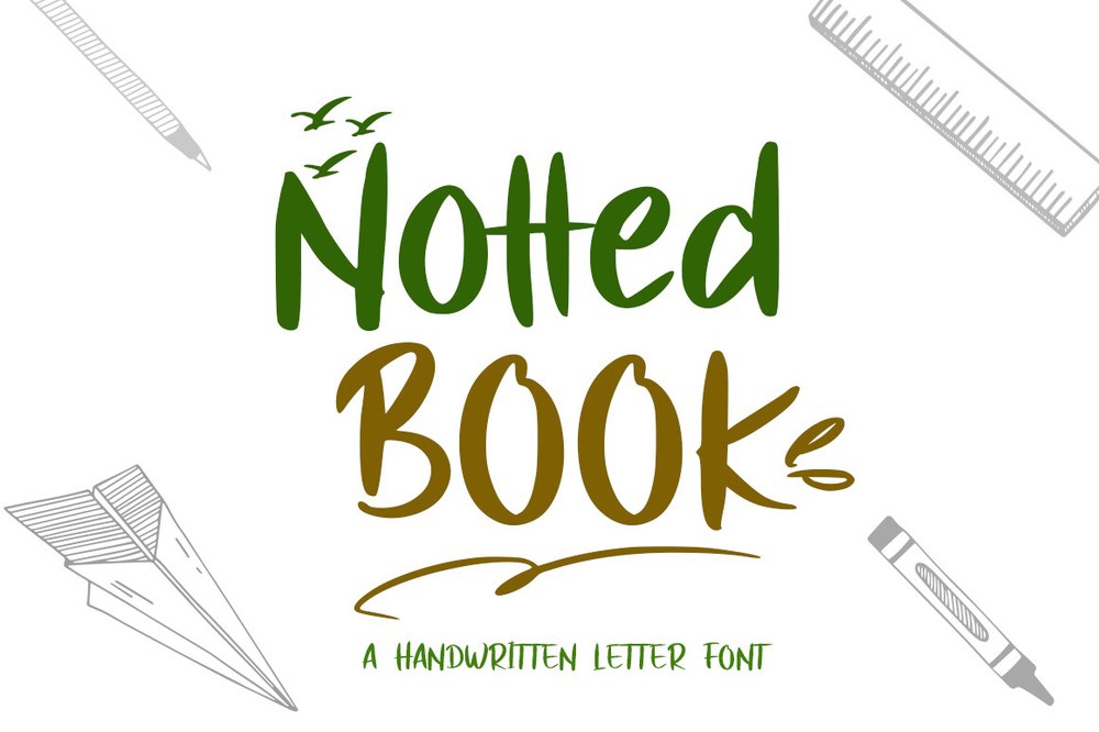 폰트 Notted Book