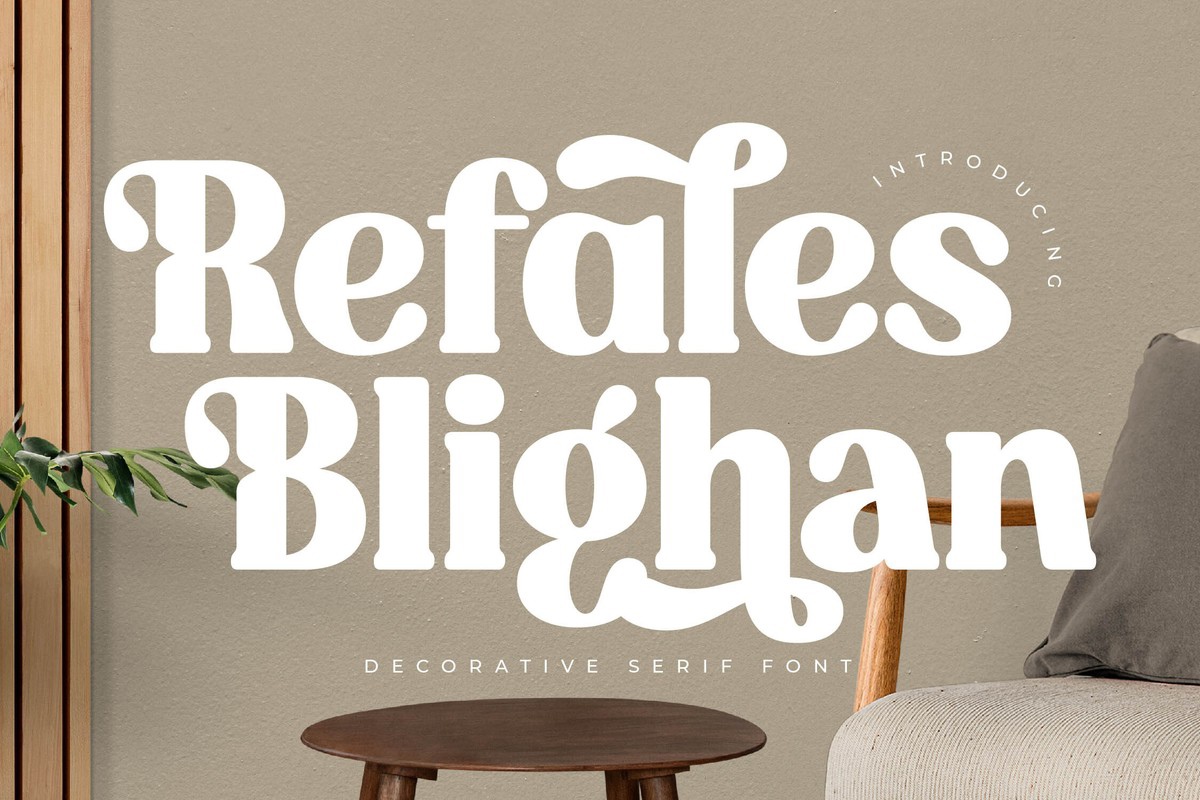 폰트 Refales Blighan