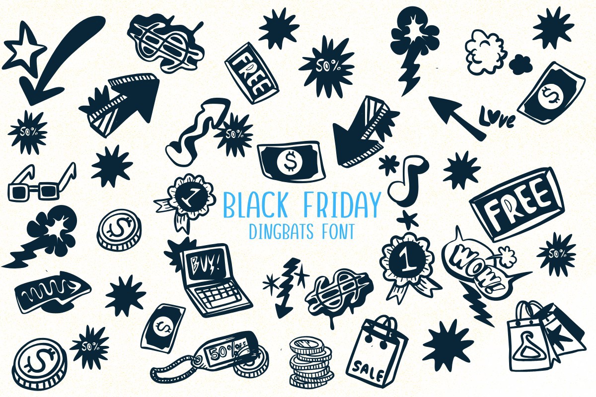 폰트 Black Friday