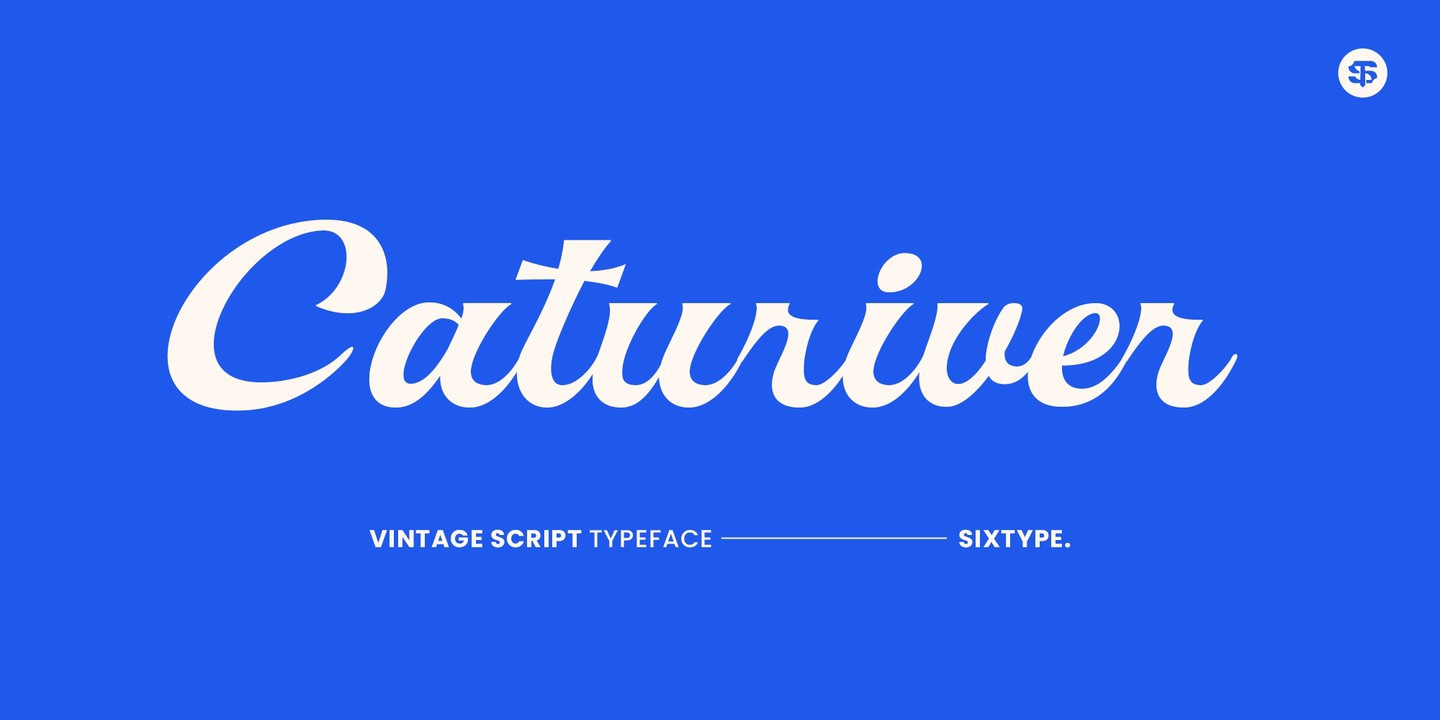 폰트 Caturiver