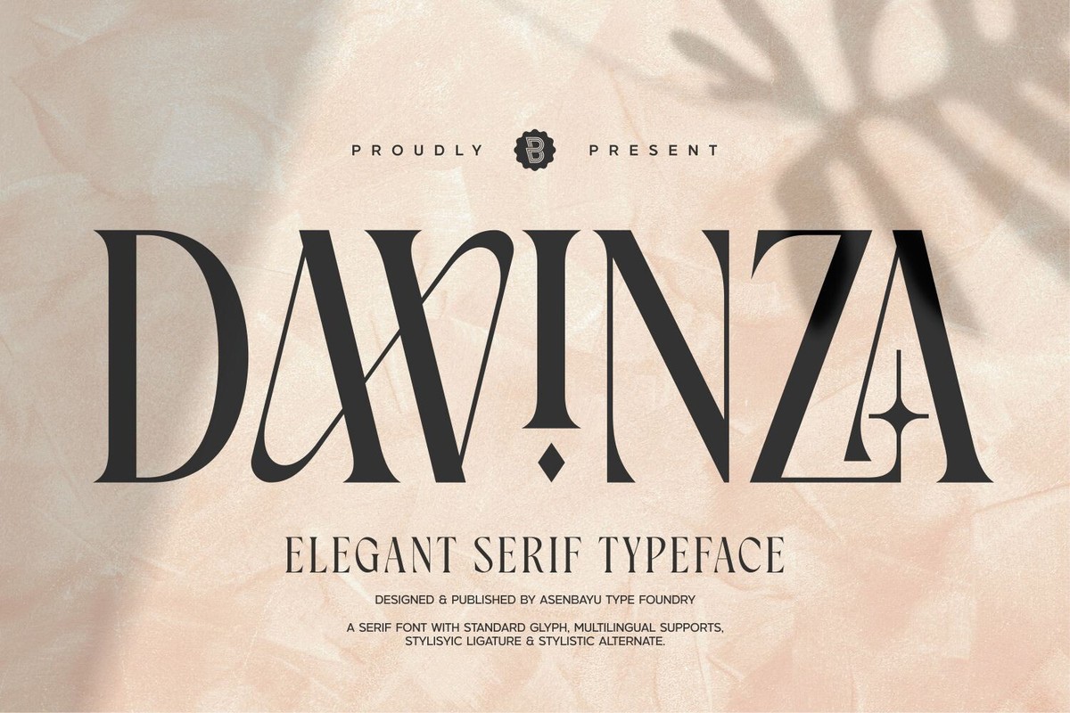 폰트 Davinza