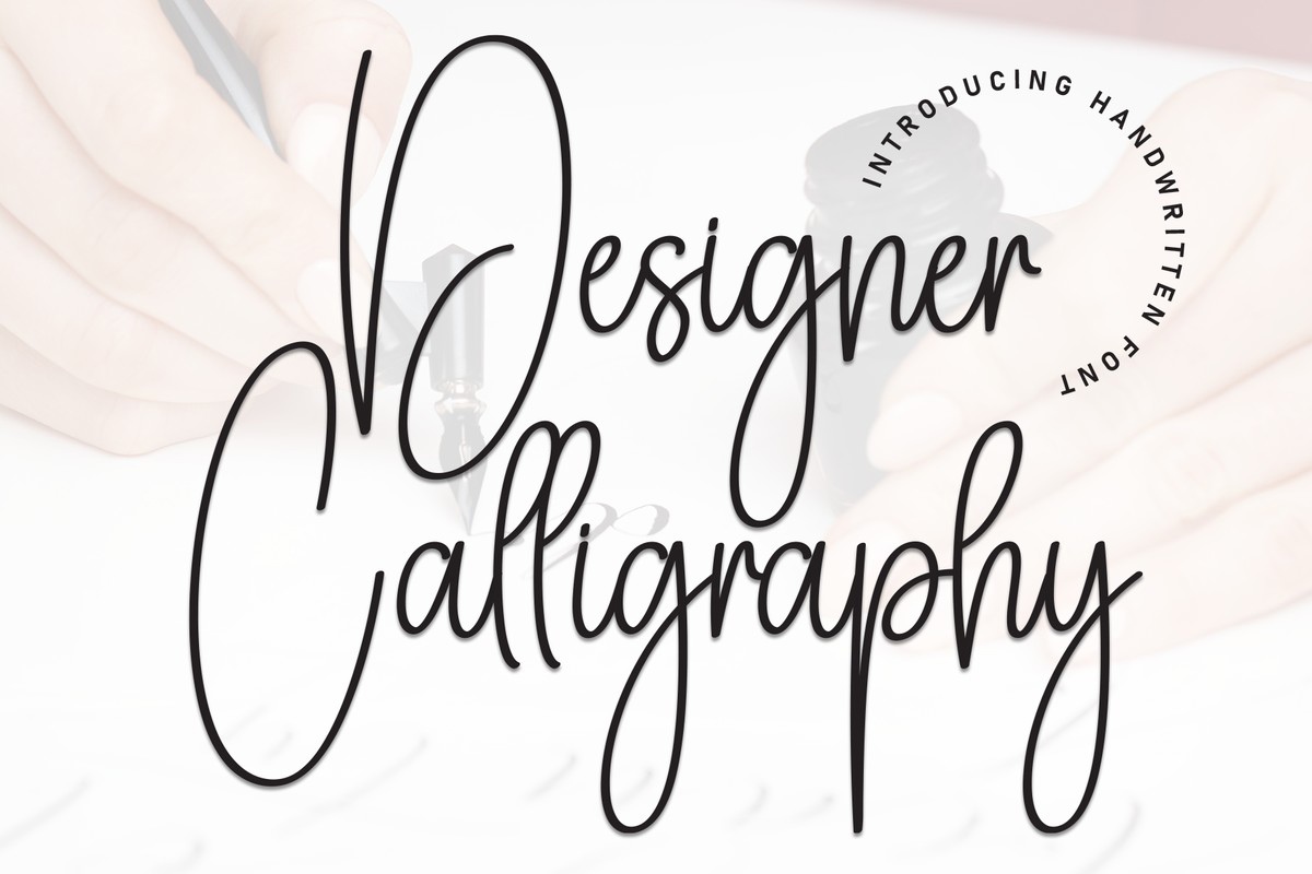폰트 Designer Calligraph