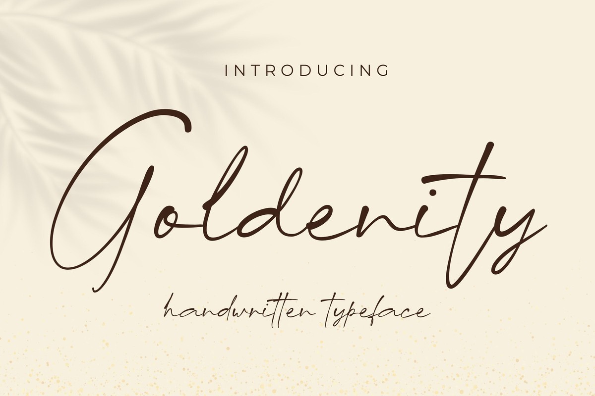 폰트 Goldenity