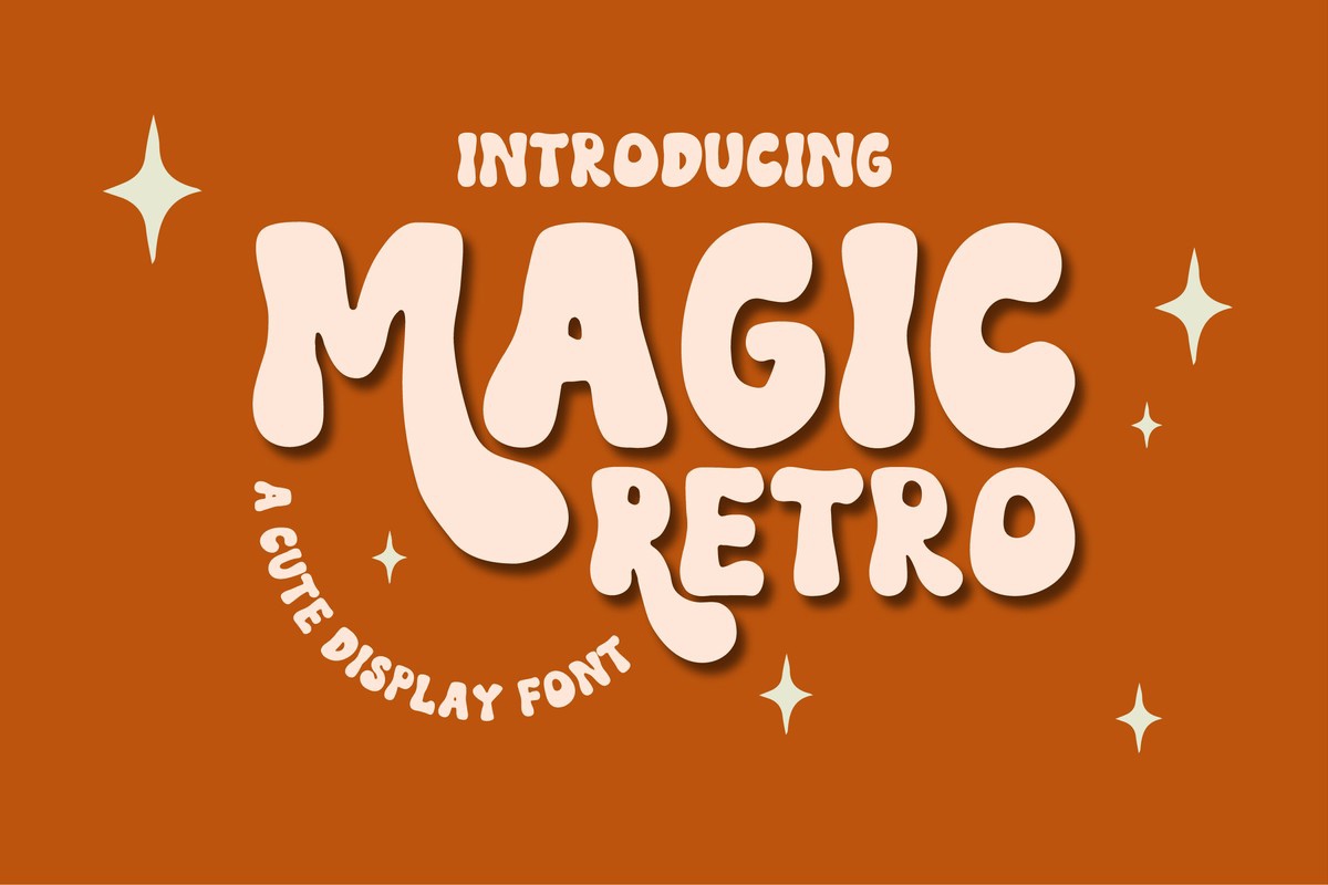 폰트 Magic Retro