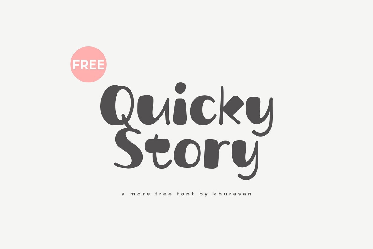 폰트 Quicky Story