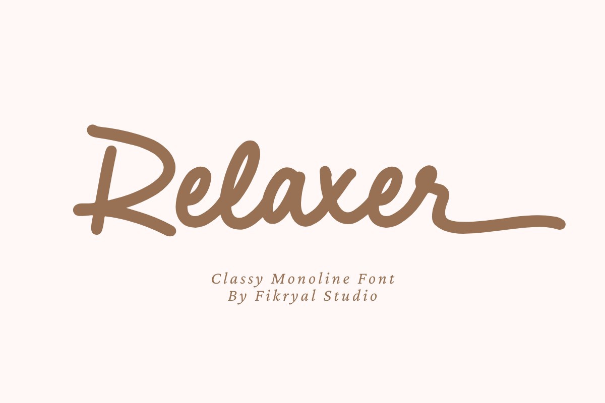 폰트 Relaxer