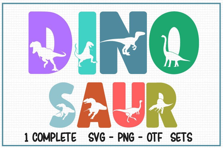 폰트 Dinosaur Alphabet