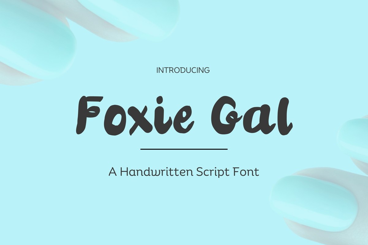 폰트 Foxie Gal