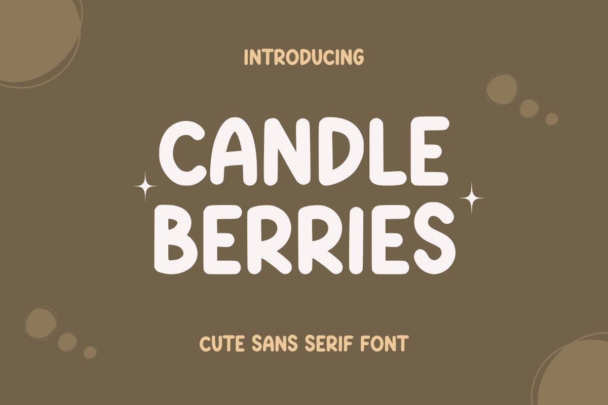 폰트 Candle Berries