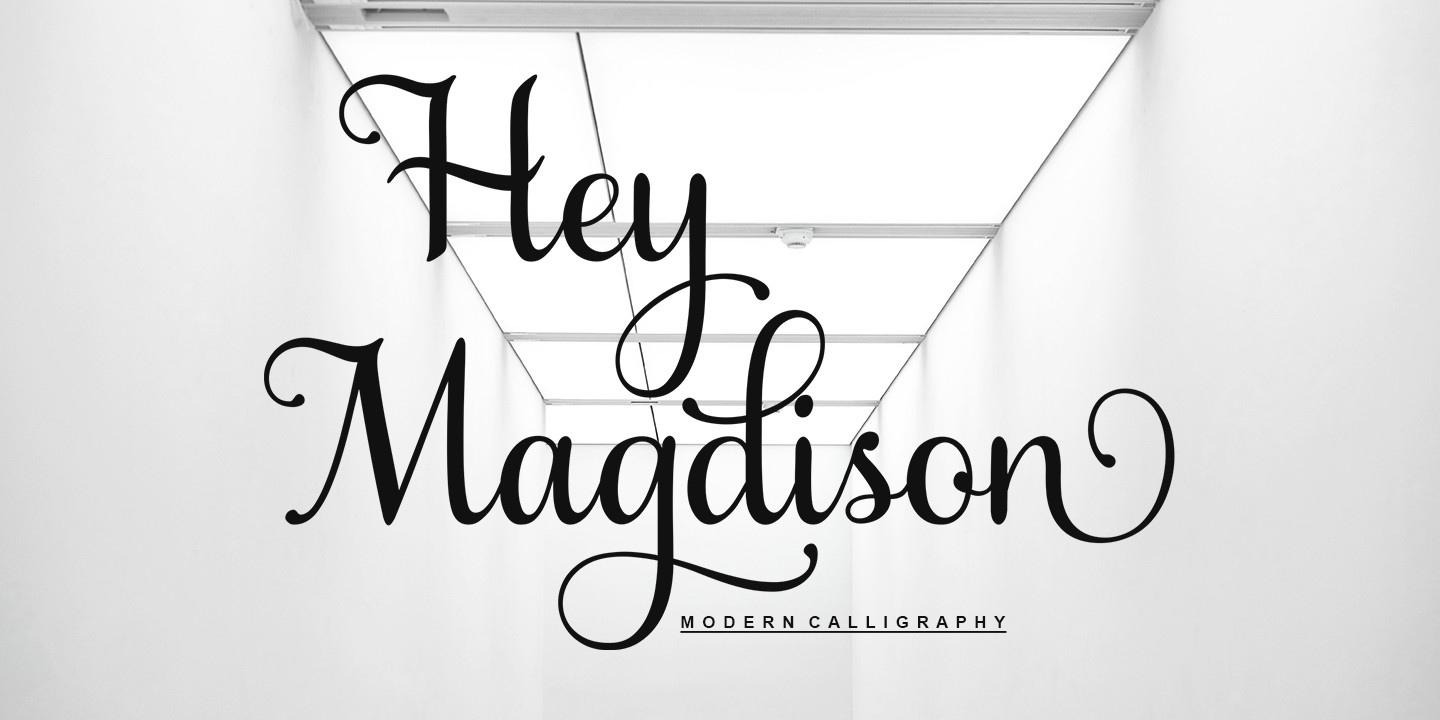 폰트 Hey Magdison