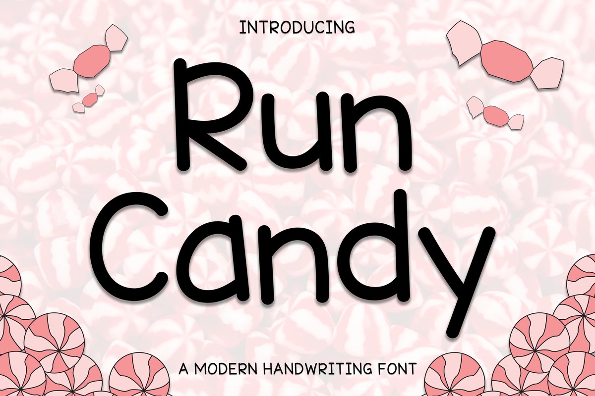 폰트 Run Candy