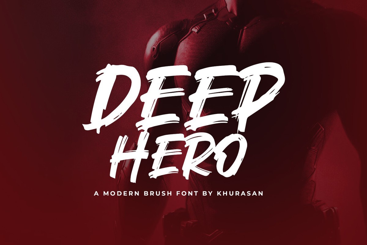 폰트 Deep Hero