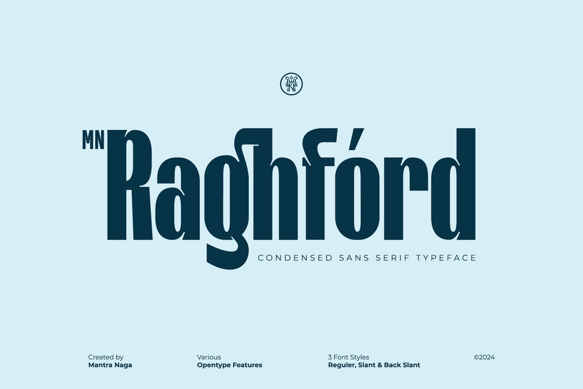 폰트 MN Raghford