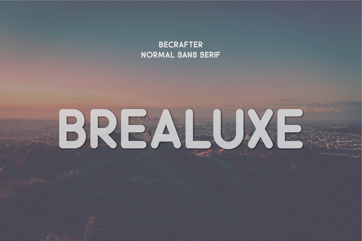 폰트 Brealuxe Rounded