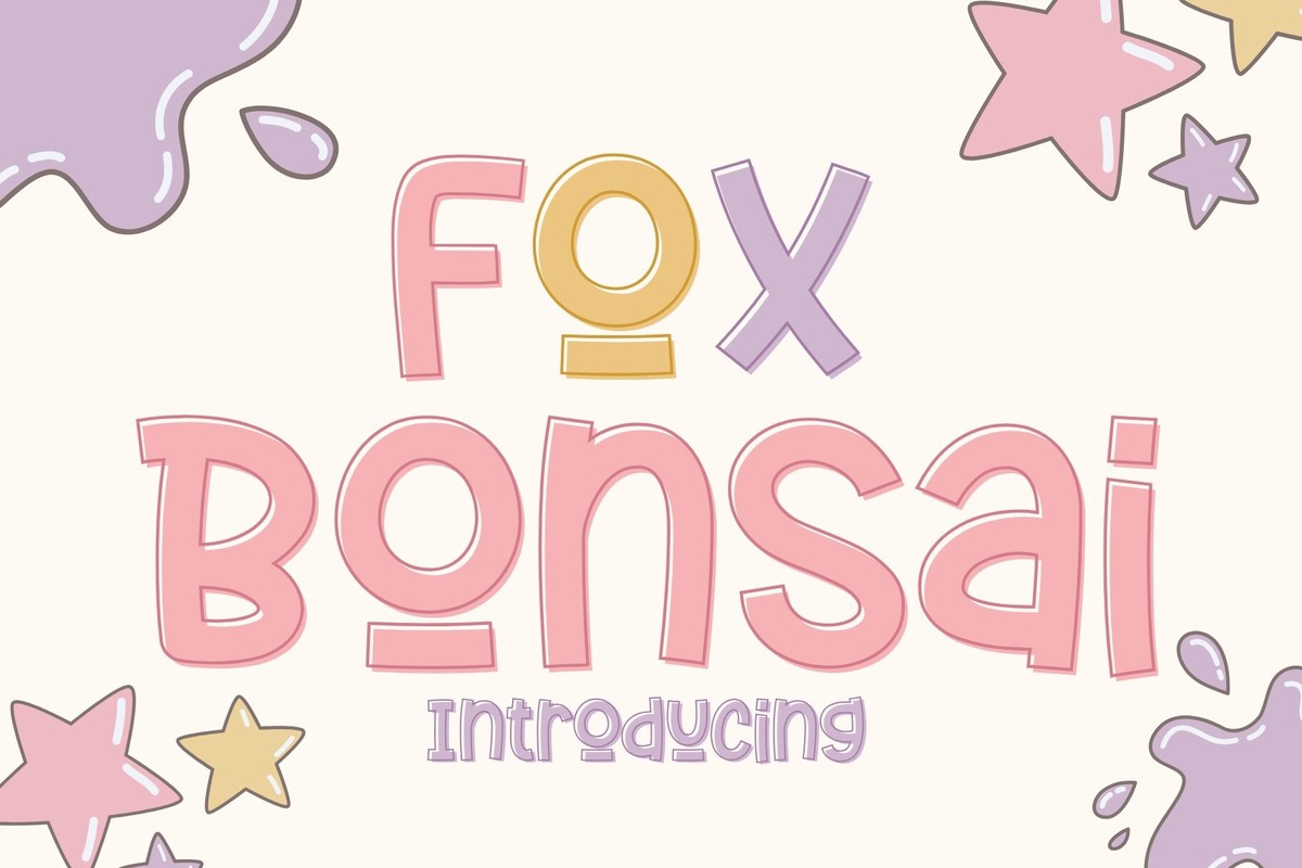 폰트 Fox Bonsai