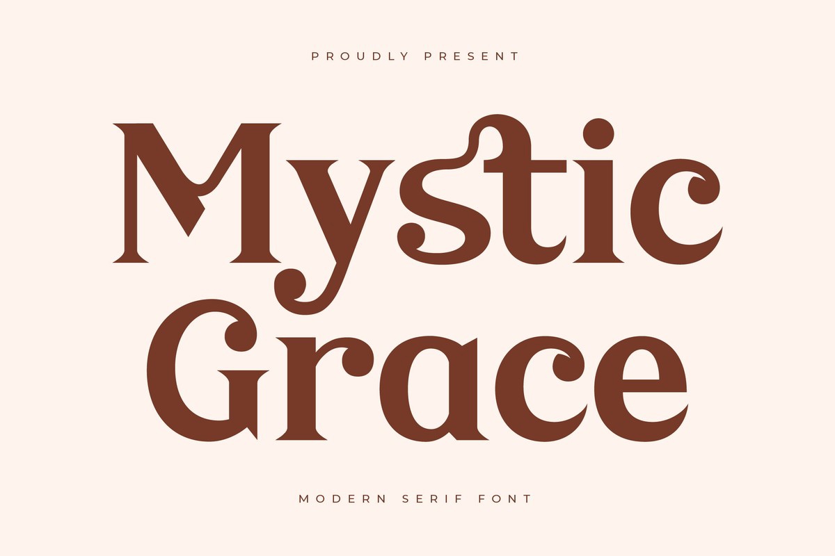 폰트 Mystic Grace