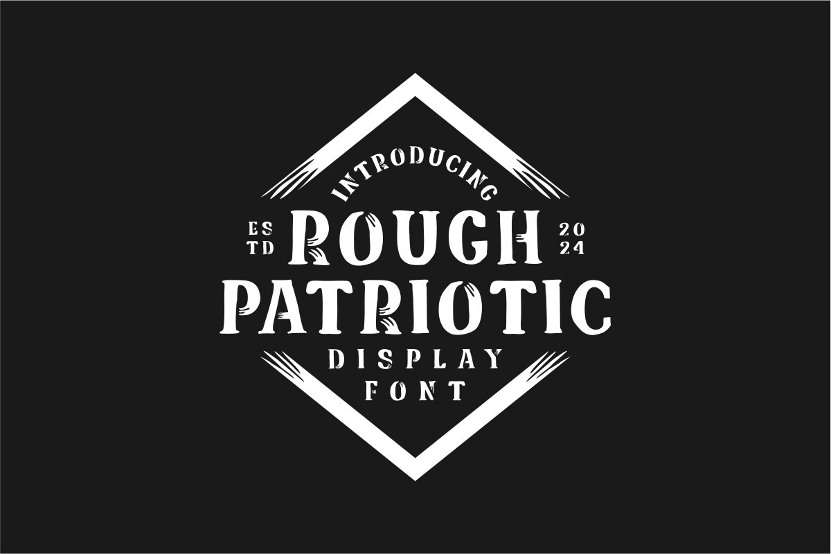 폰트 Rough Patriotic