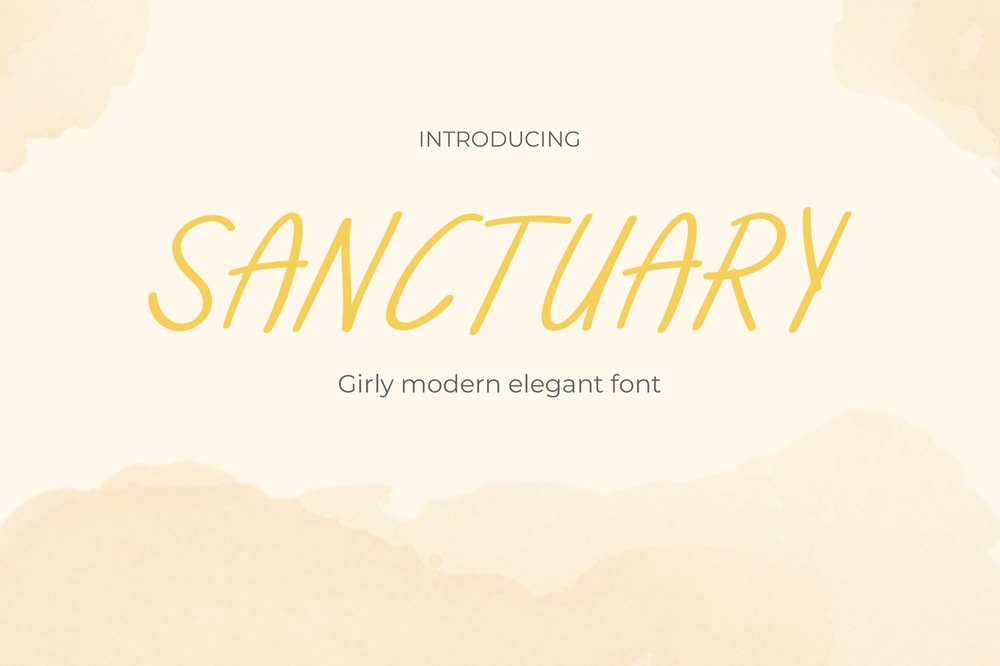 폰트 Sanctuary
