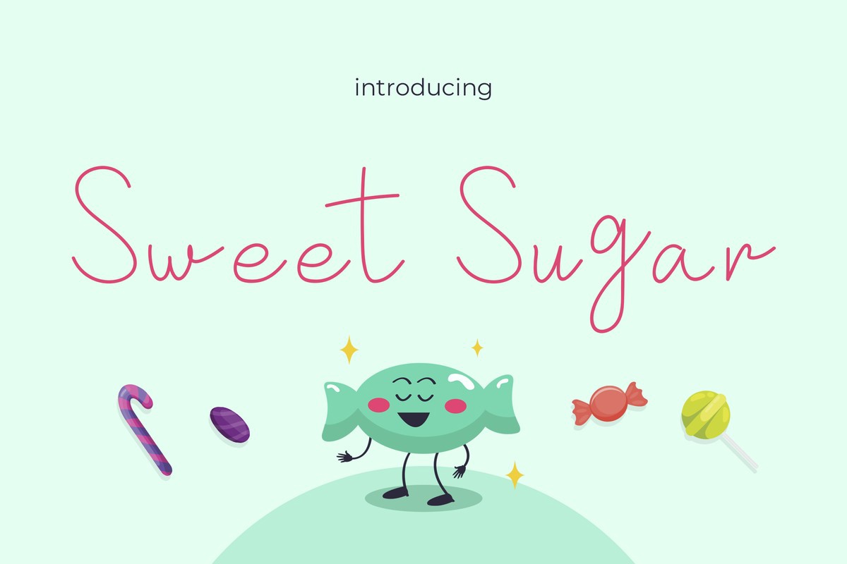 폰트 Sweet Sugar