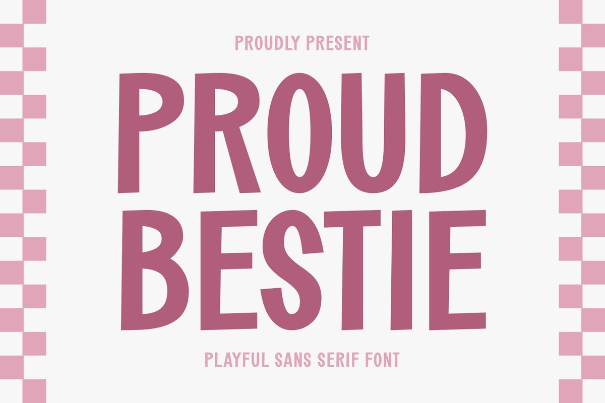 폰트 Proud Bestie