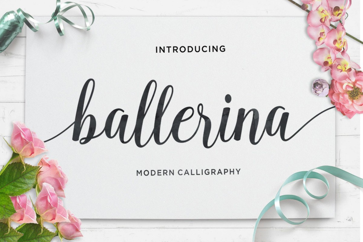 폰트 Ballerina Script