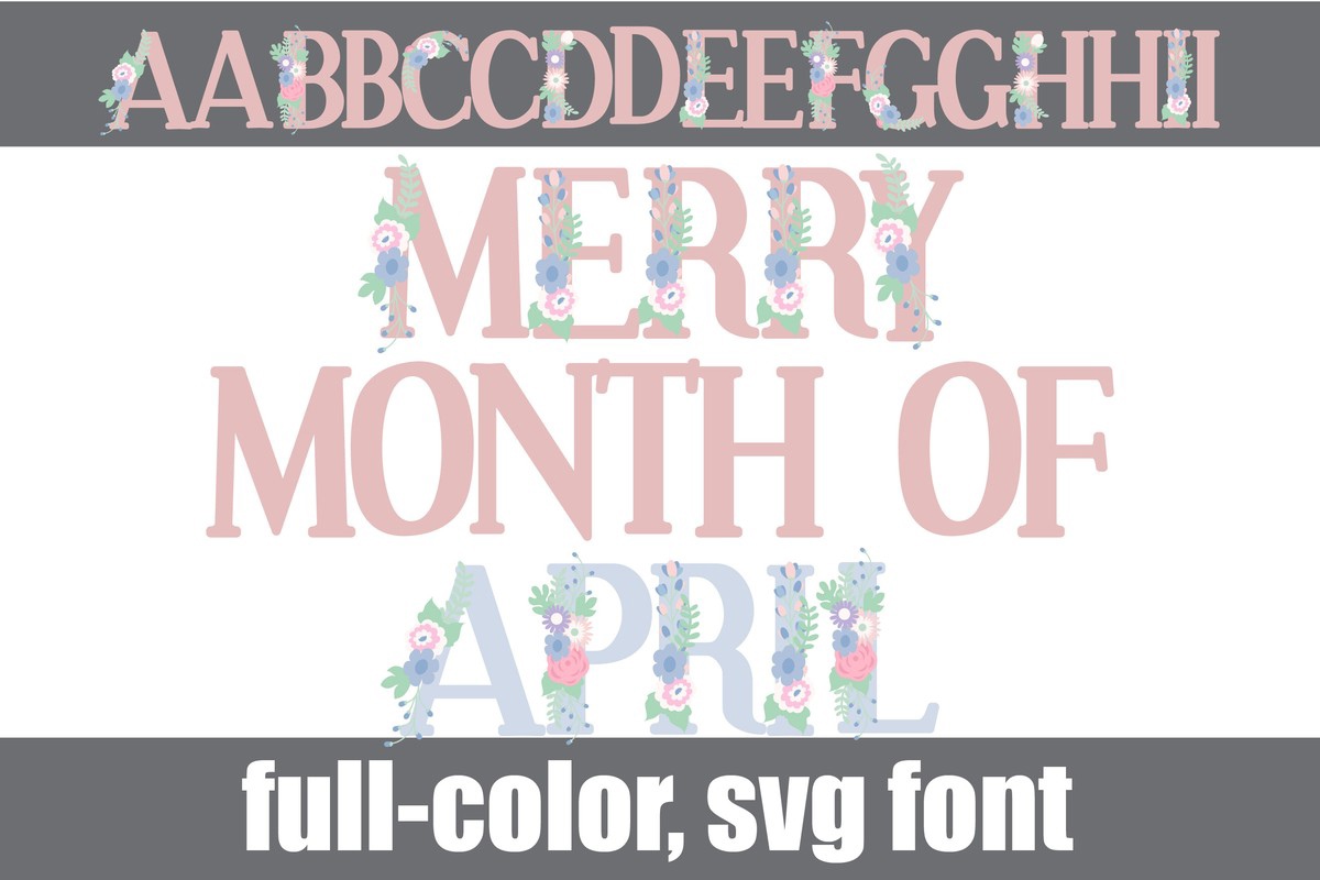 폰트 Merry Month of April CF