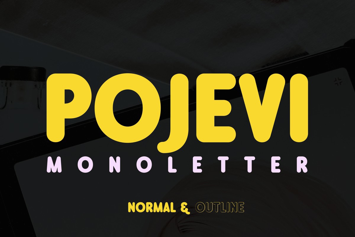 폰트 Pojevi Monoletter