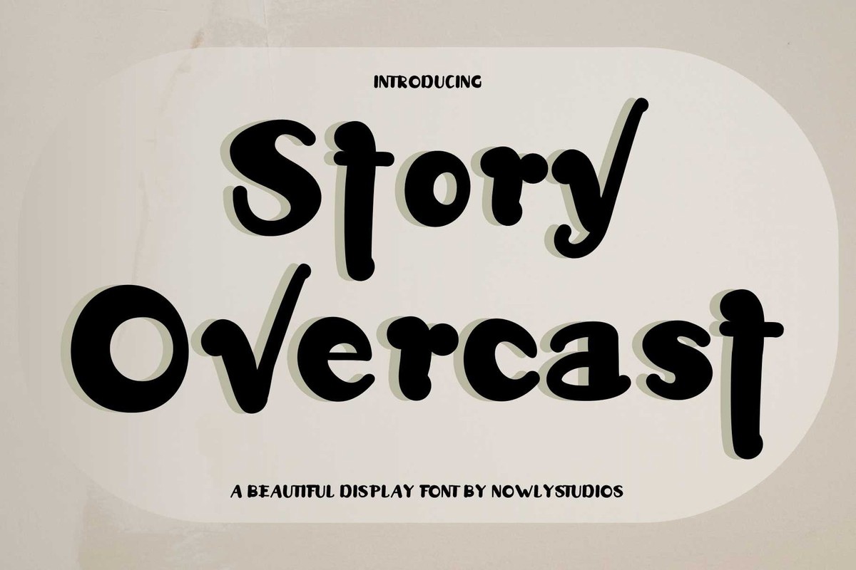 폰트 Story Overcast