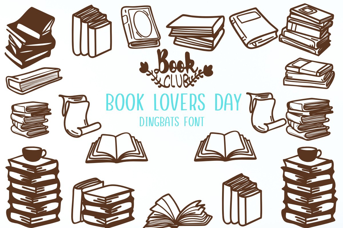 폰트 Book Lovers Day